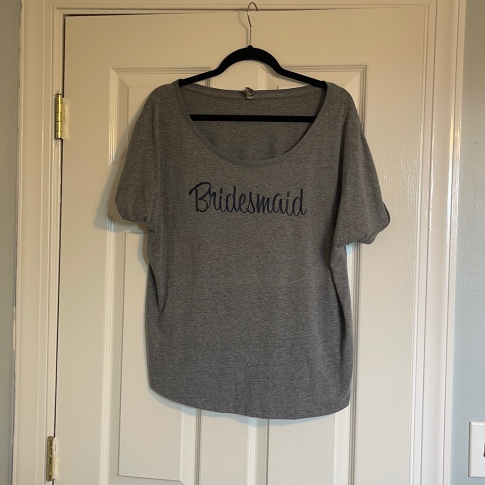 Bridesmaid shirt